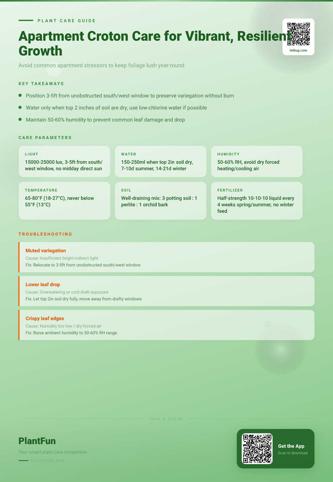 The Complete Croton Care Checklist for Typical Apartments: 7 Steps for Resilient, Vibrant Growth — Care Guide for indoor houseplants