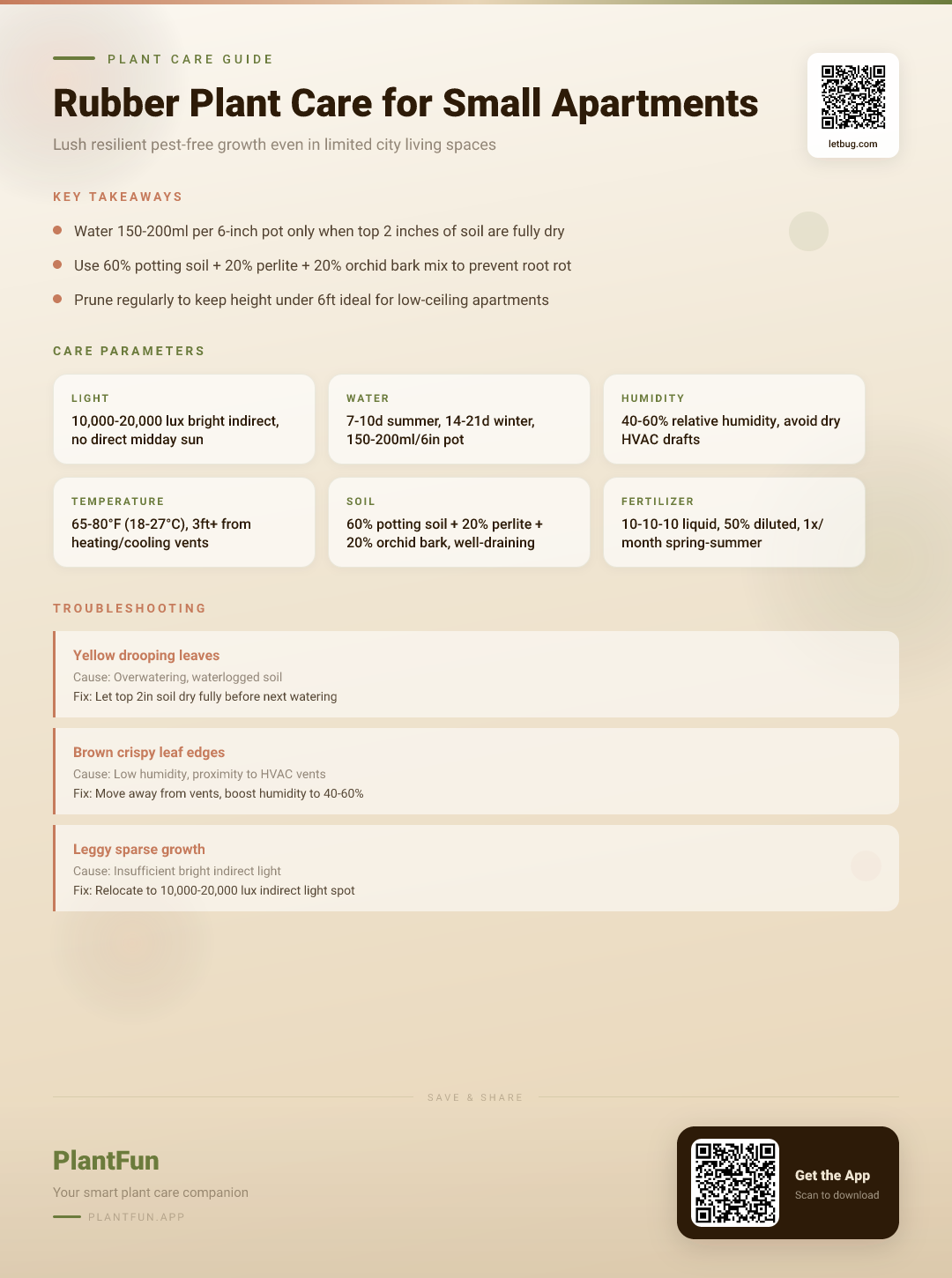 The Complete Rubber Plant Care Guide for Small Apartments: Tips for Resilient, Lush Growth — Care Guide for indoor houseplants