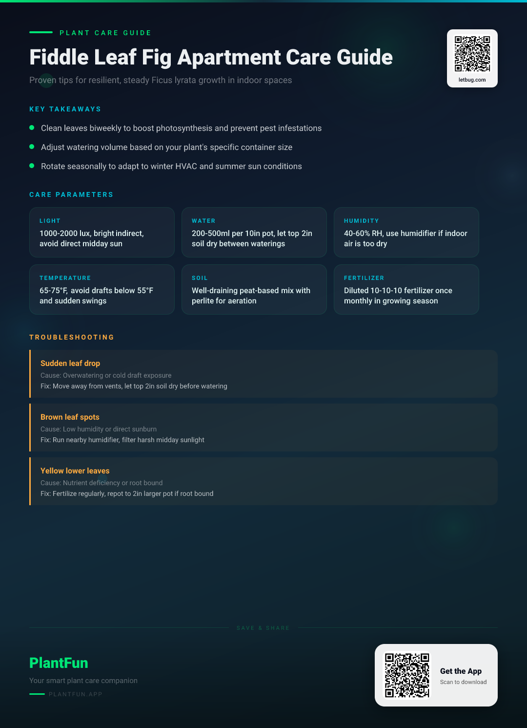 Fiddle Leaf Fig in Apartments: The Only Care Guide for Resilient, Steady Growth — Care Guide for indoor houseplants