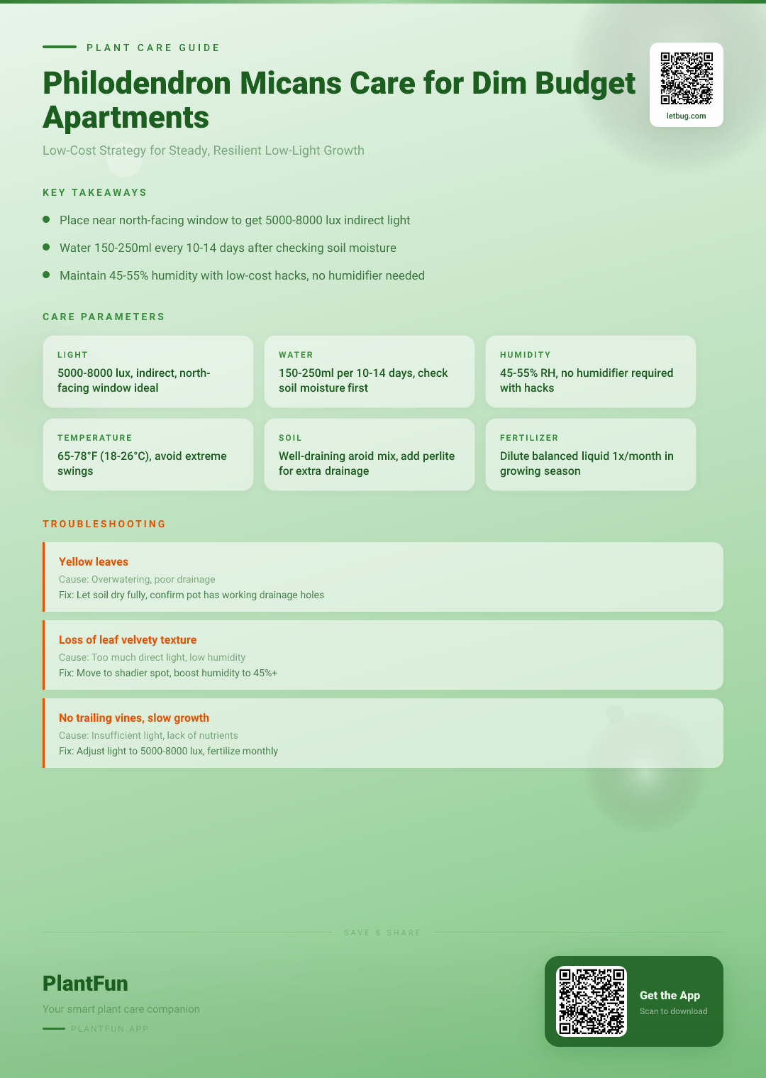 Philodendron Micans in a Dim Apartment: The Ultimate Budget-Friendly Care Strategy for Resilient Growth — Care Guide for indoor houseplants